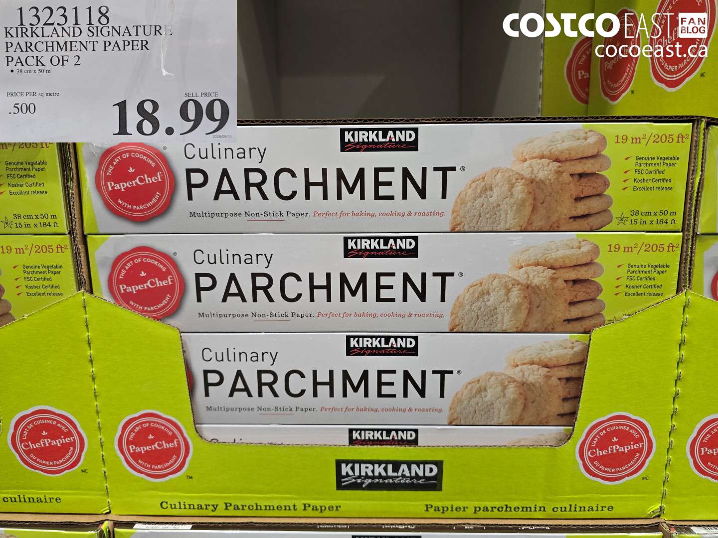 1323118 KIRKLAND SIGNATURE PARCHMENT PAPER PACK OF 2 $18.99