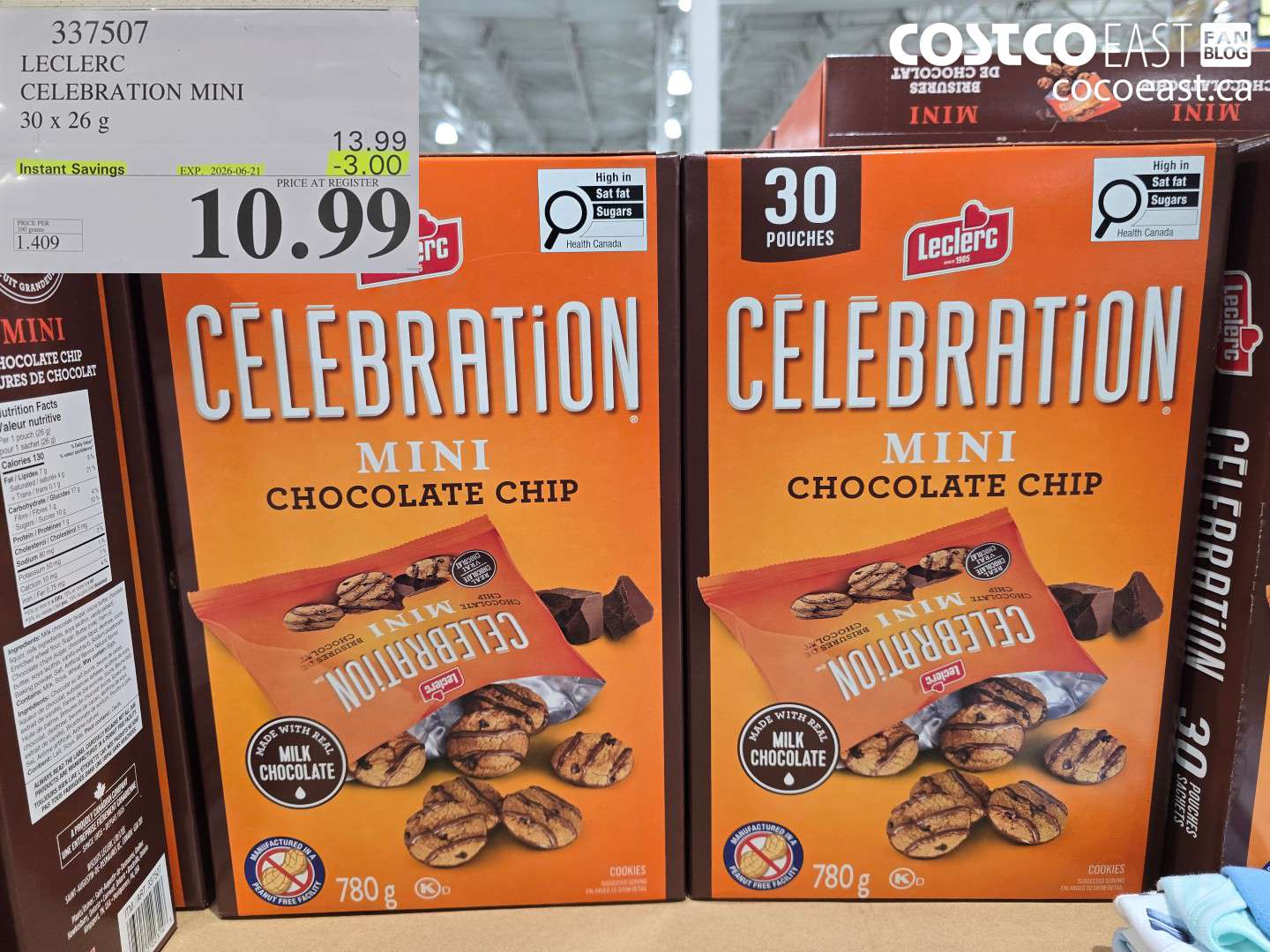 337507 LECLERC CELEBRATION MINI 30 X 26 G ($3.00 INSTANT SAVINGS EXPIRES ON 2026-06-21) $10.99