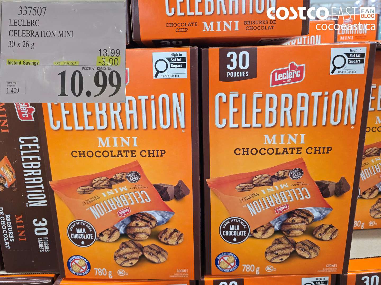 337507 LECLERC CELEBRATION MINI 30 X 26 G ($3.00 INSTANT SAVINGS EXPIRES ON 2026-06-21) $10.99