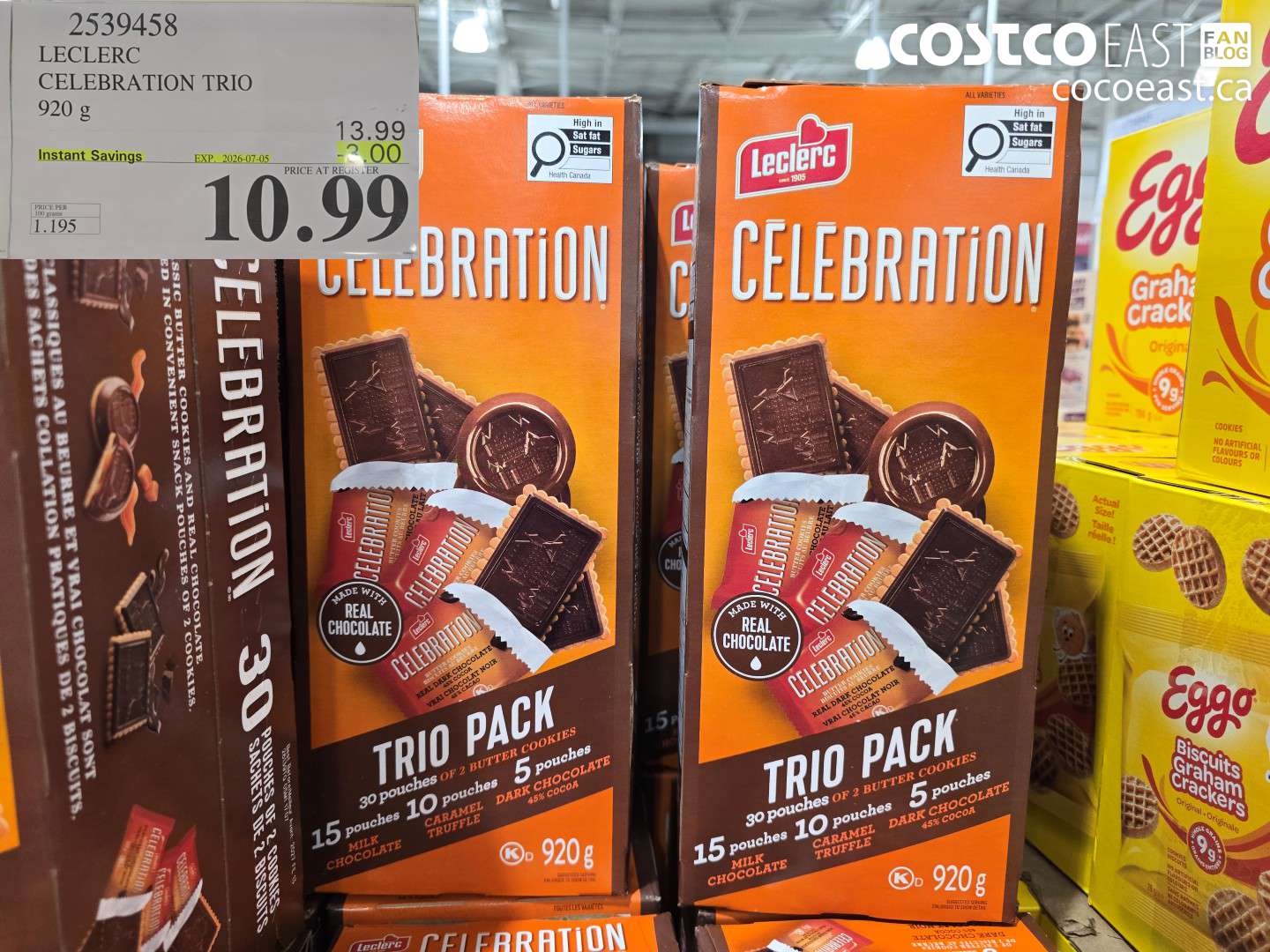 2539458 LECLERC CELEBRATION TRIO 920 G ($3.00 INSTANT SAVINGS EXPIRES ON 2026-07-05) $10.99
