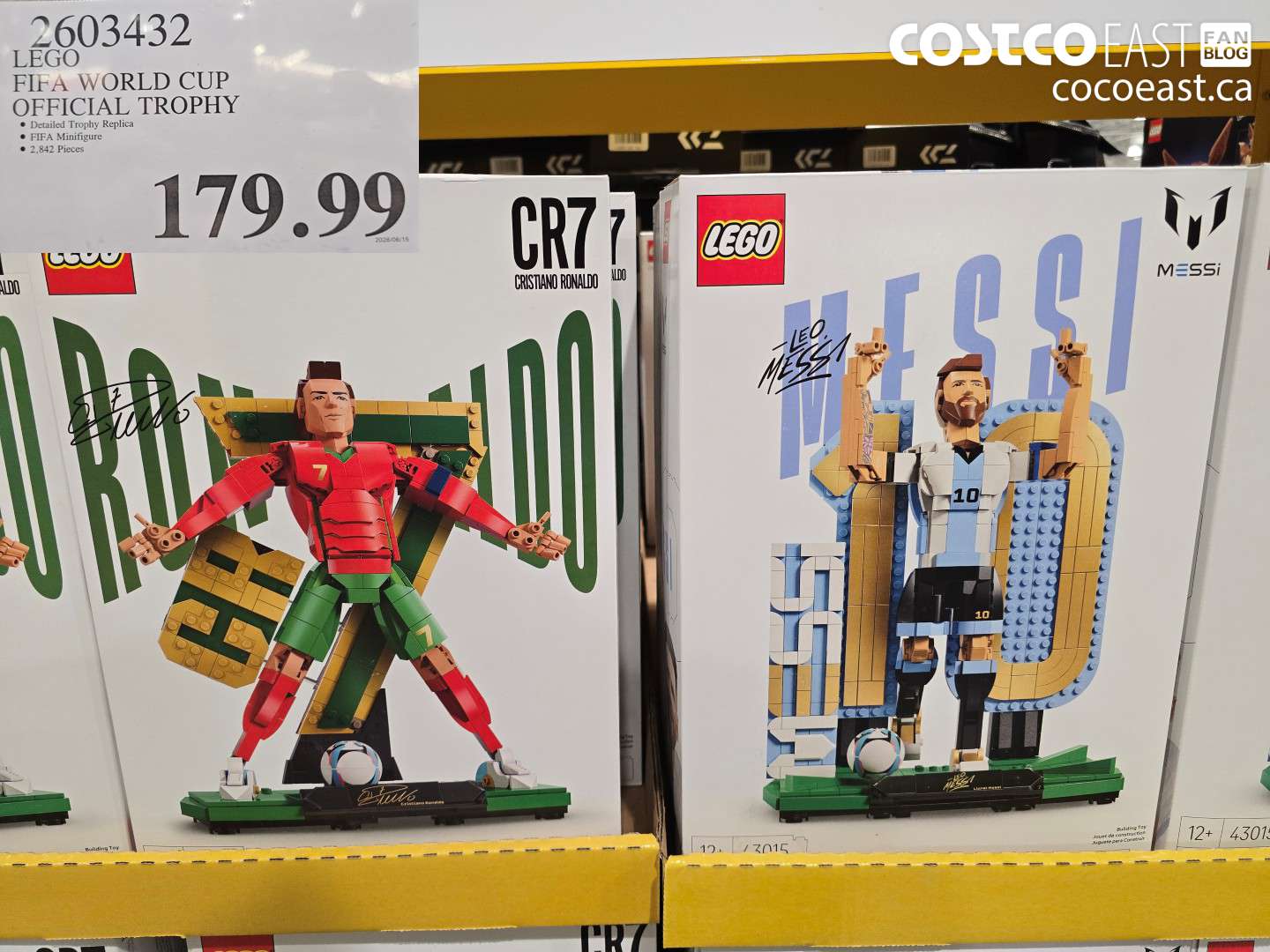 2603432 LEGO FIFA WORLD CUP OFFICIAL TROPHY $179.99