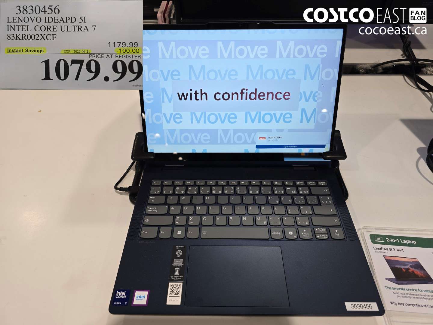 3830456 LENOVO IDEAPD 5I INTEL CORE ULTRA 7 83KR002XCF ($100.00 INSTANT SAVINGS EXPIRES ON 2026-06-21) $1079.99