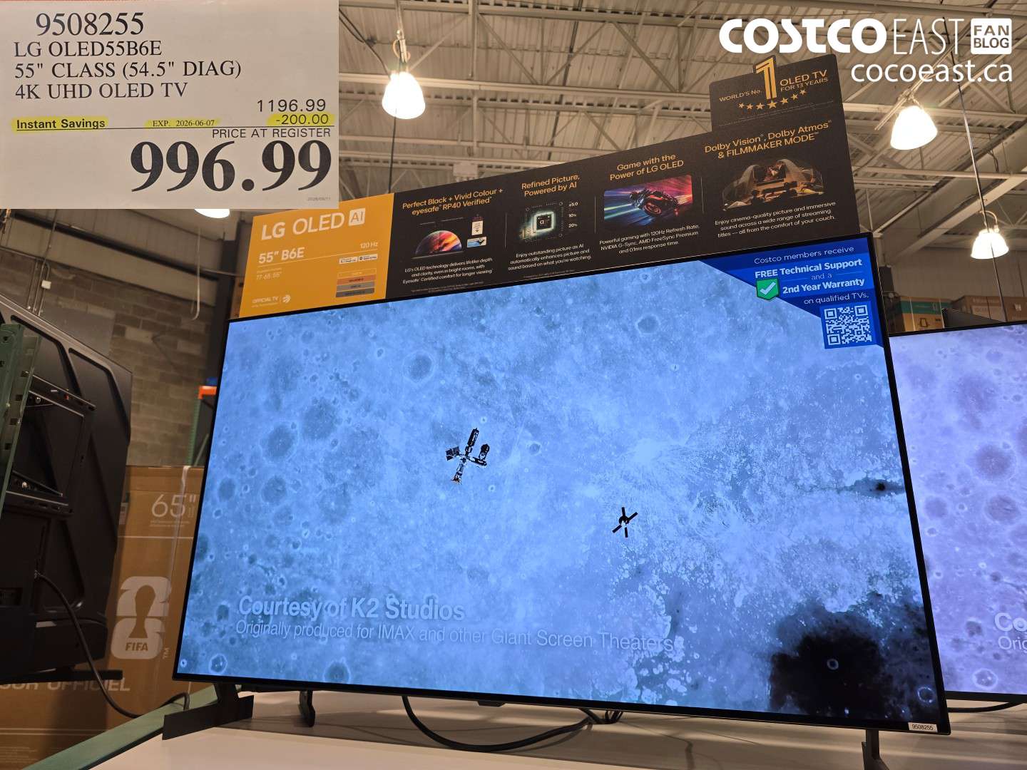 9508255 LG OLED55B6E 55