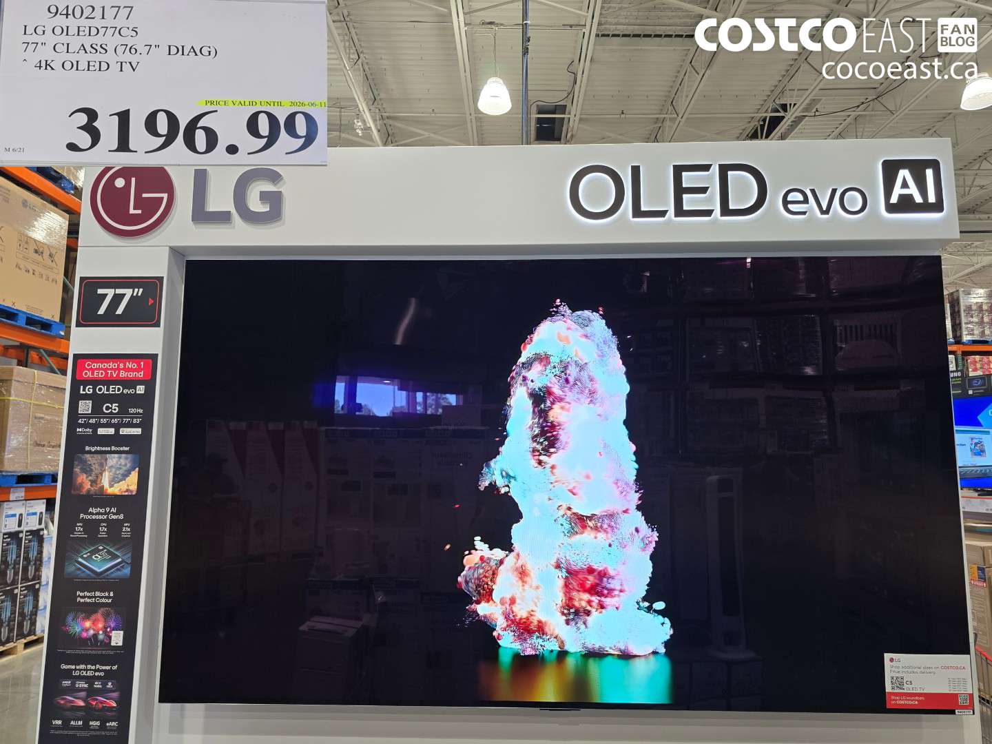9402177 LG OLED77C5 77