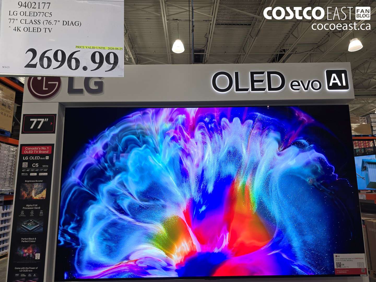 9402177 LG OLED77C5 77