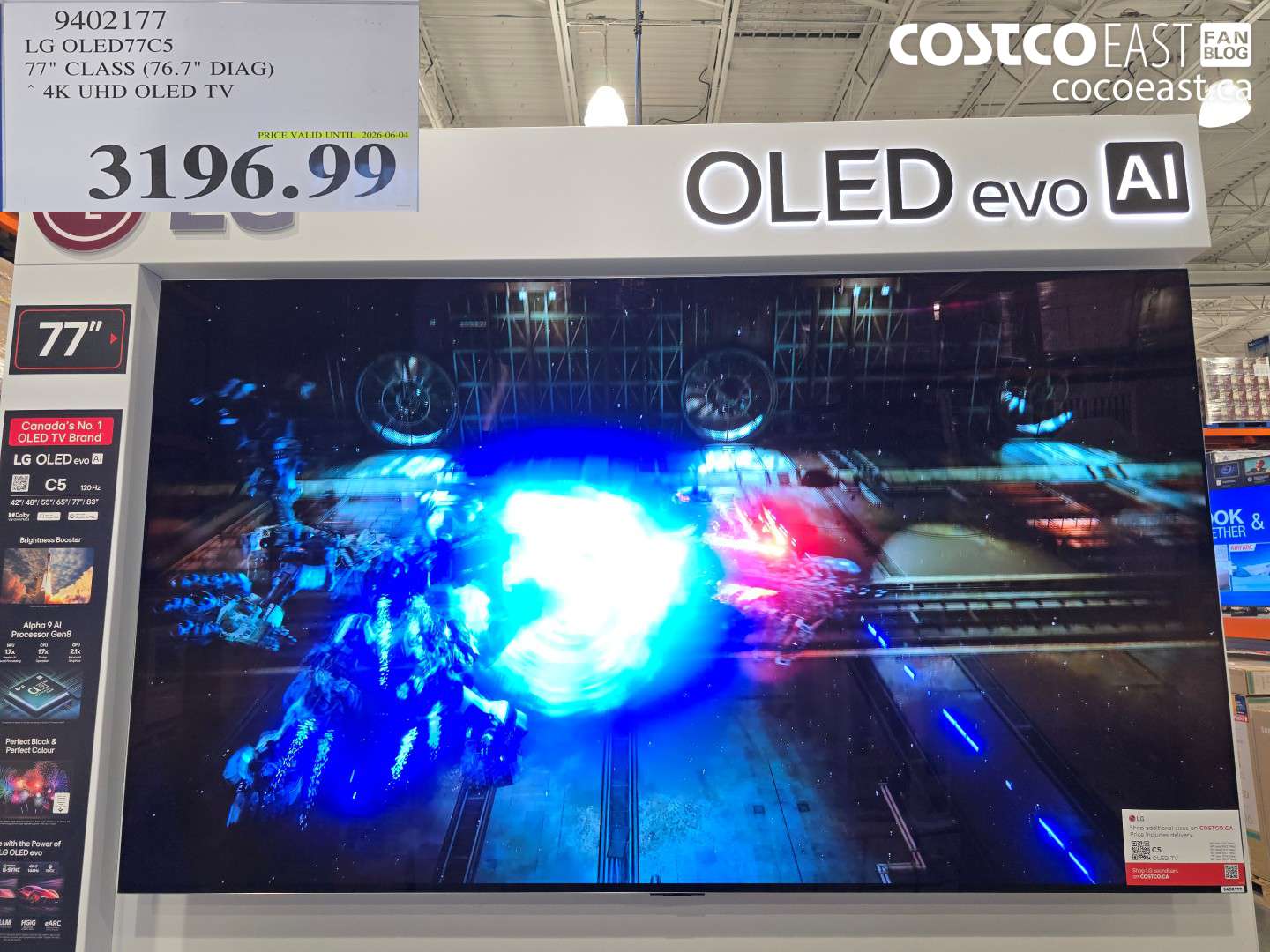 9402177 LG OLED77C5 77