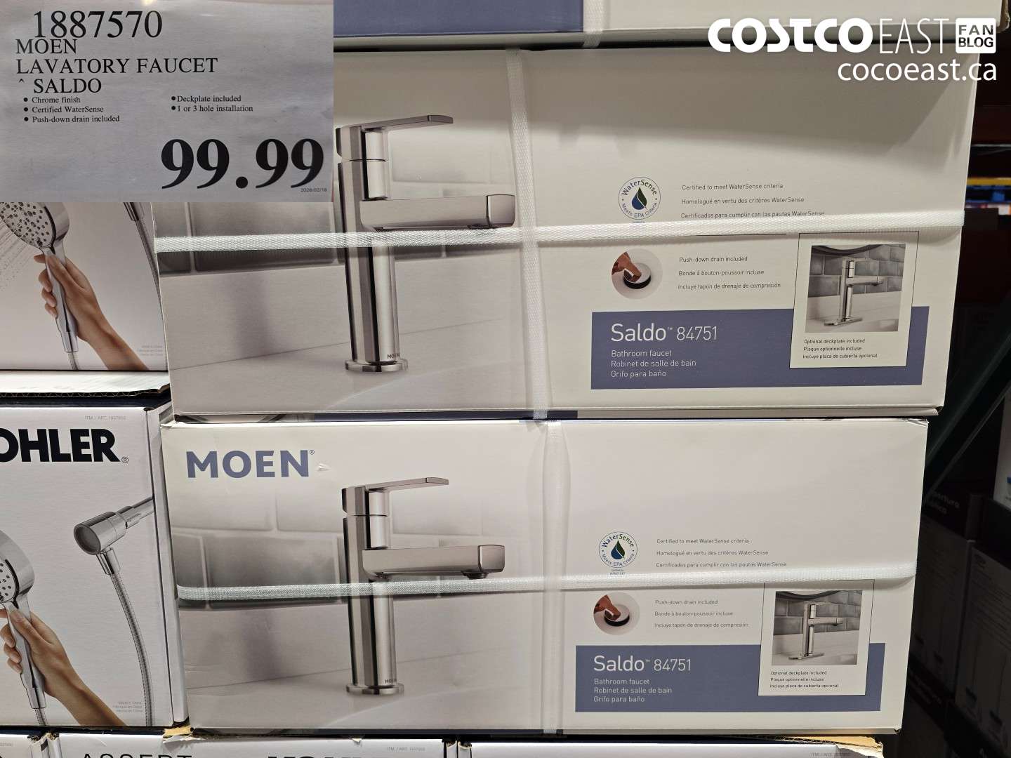 1887570 MOEN LAVATORY FAUCET SALDO $99.99