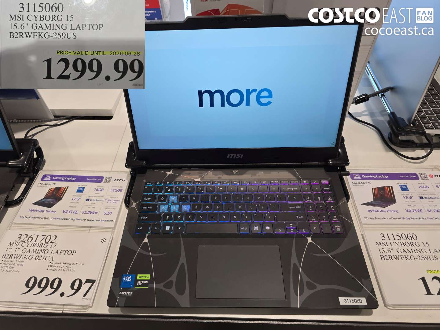 3115060 MSI CYBORG 15 15.6