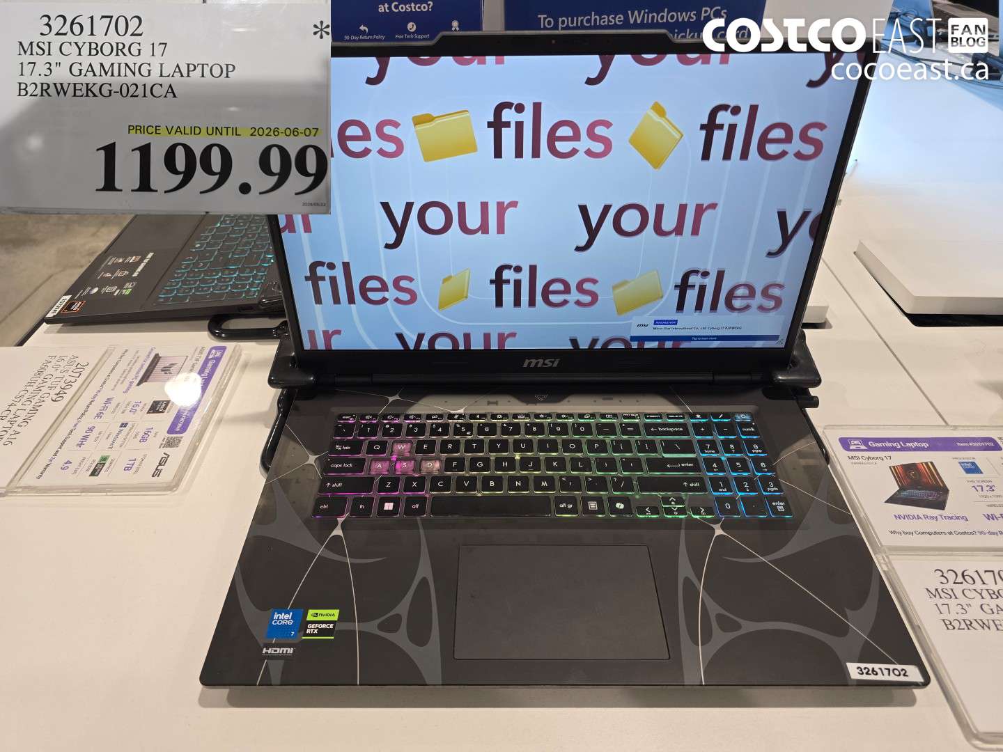 3261702 MSI CYBORG 17 17.3
