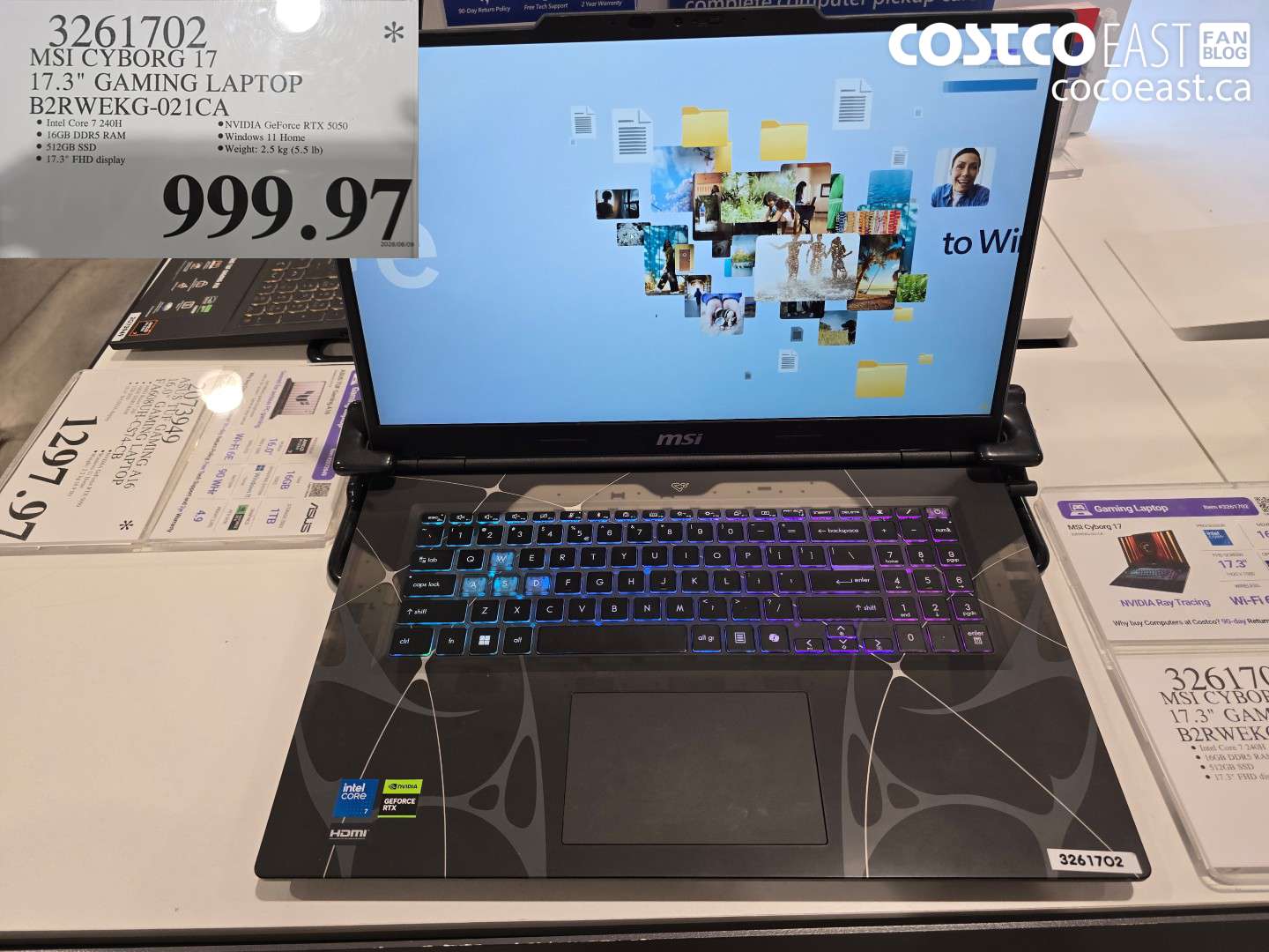 3261702 MSI CYBORG 17 17.3