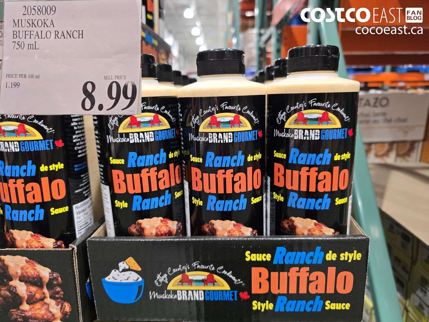 2058009 MUSKOKA BUFFALO RANCH 750 ML $8.99
