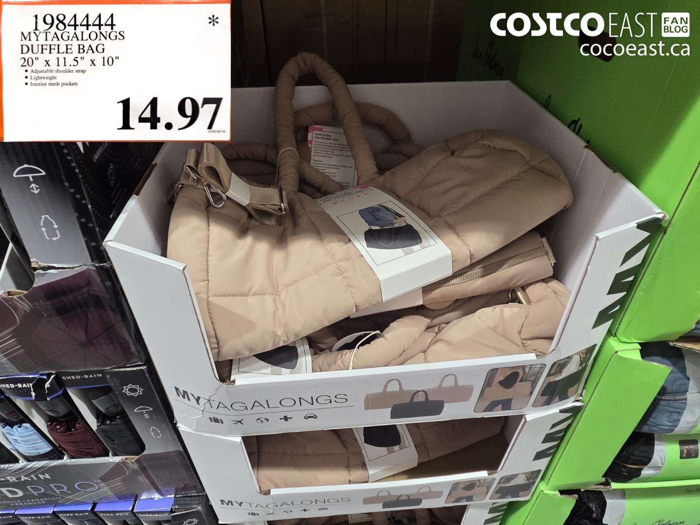 1984444 MYTAGALONGS DUFFLE BAG 20