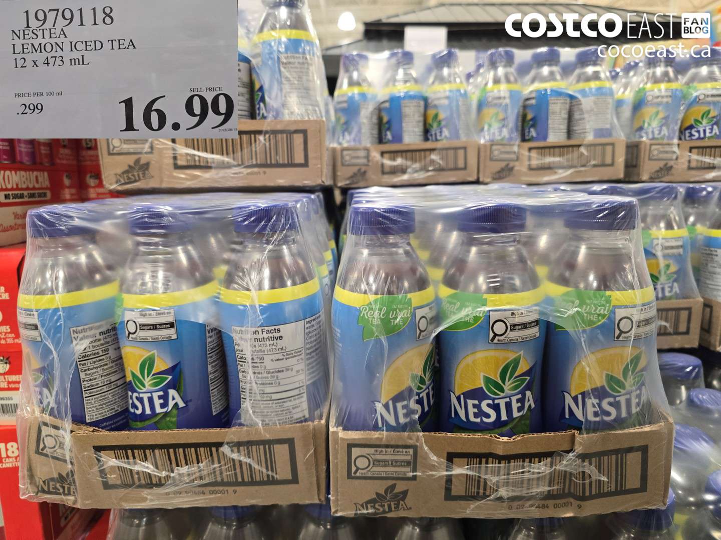 1979118 NESTEA LEMON ICED TEA 12 X 473 ML $16.99
