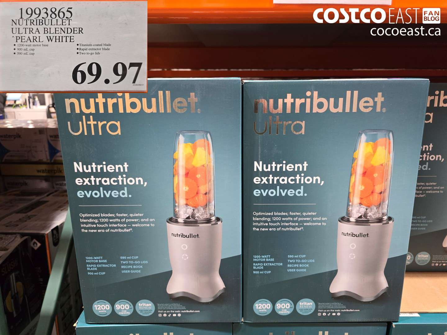 1993865 NUTRIBULLET ULTRA BLENDER PEARL WHITE $69.97
