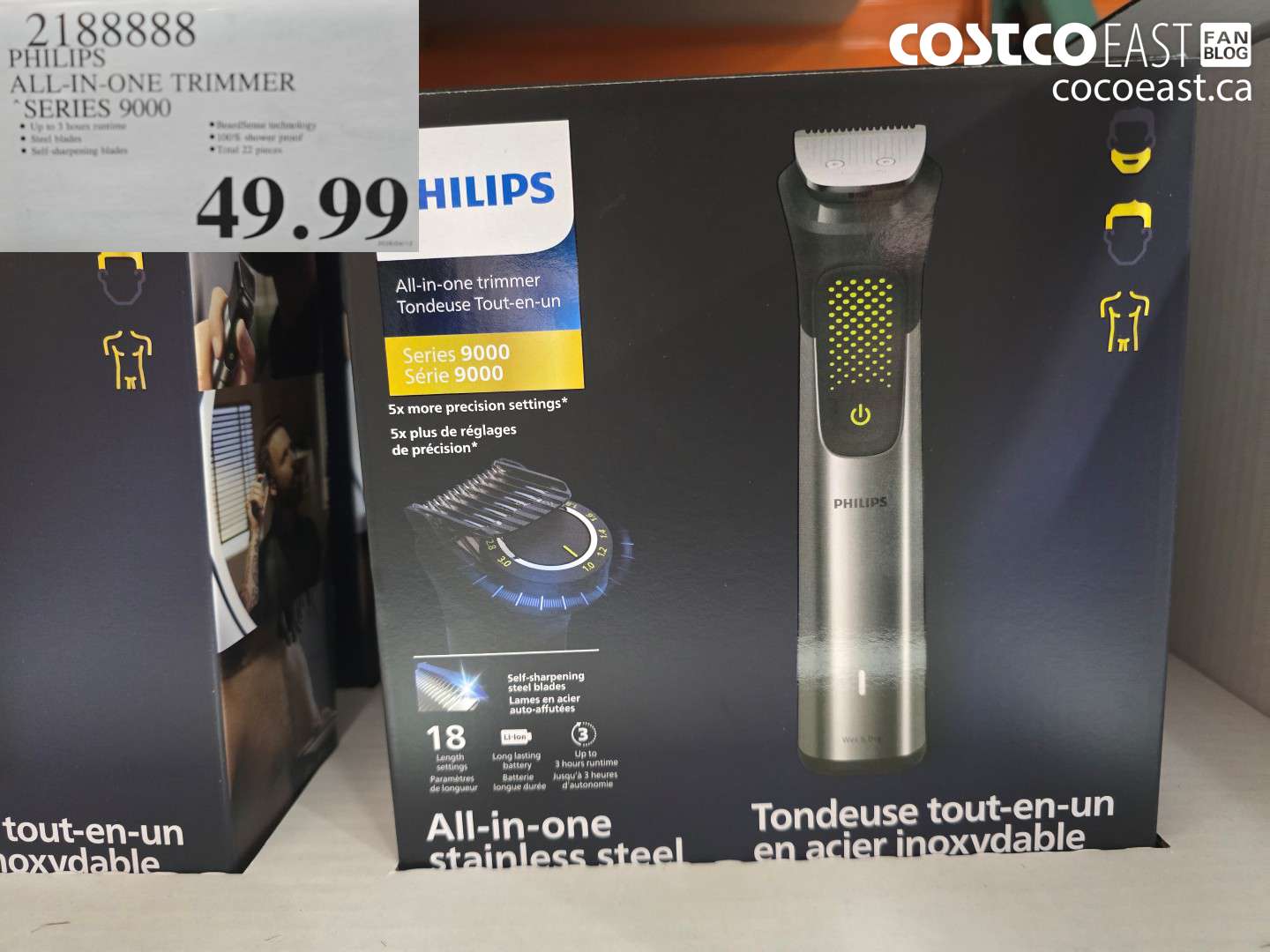 2188888 PHILIPS ALL-IN-ONE TRIMMER SERIES 9000 $49.99