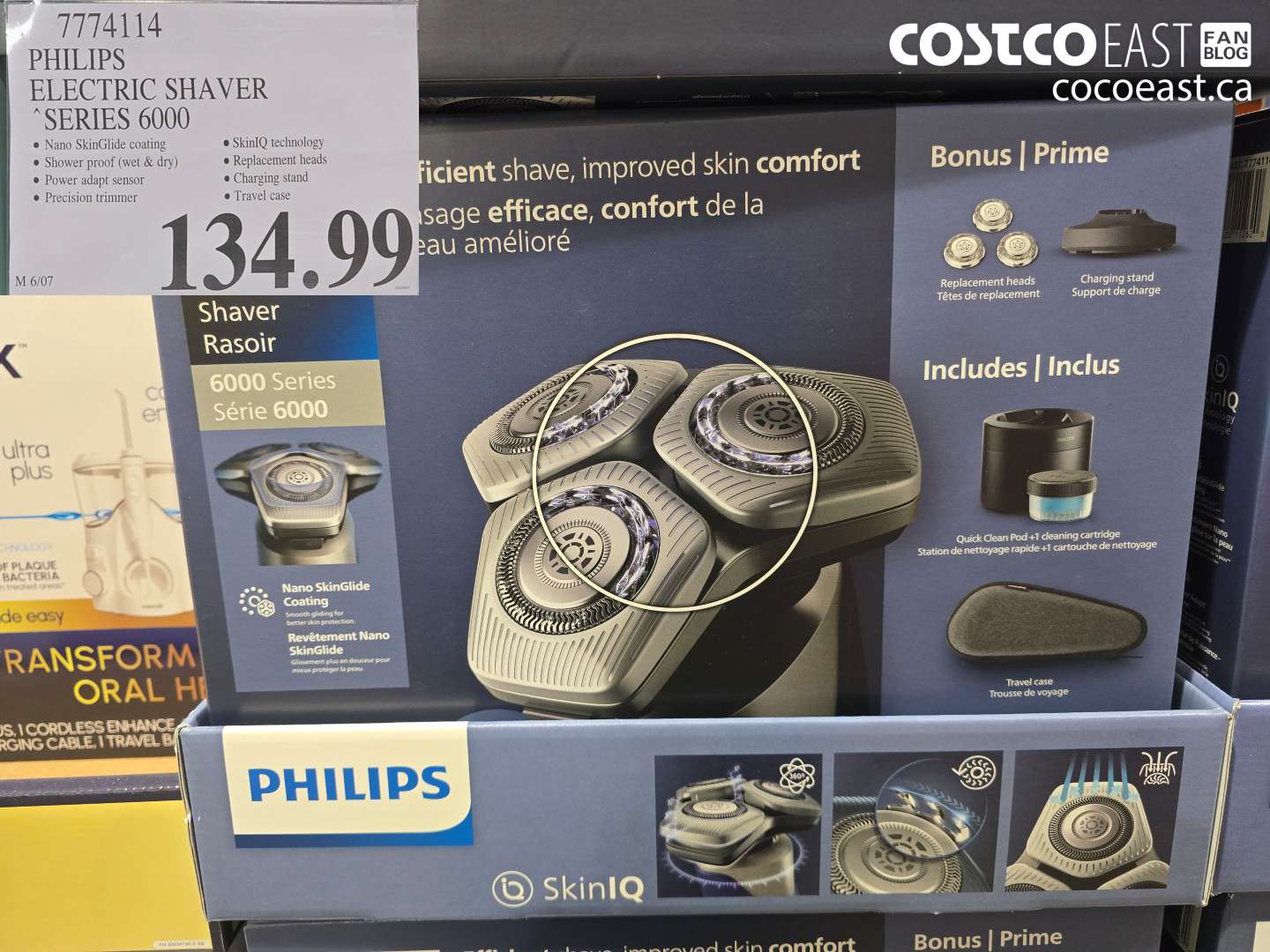 7774114 PHILIPS ELECTRIC SHAVER SERIES 6000 $134.99