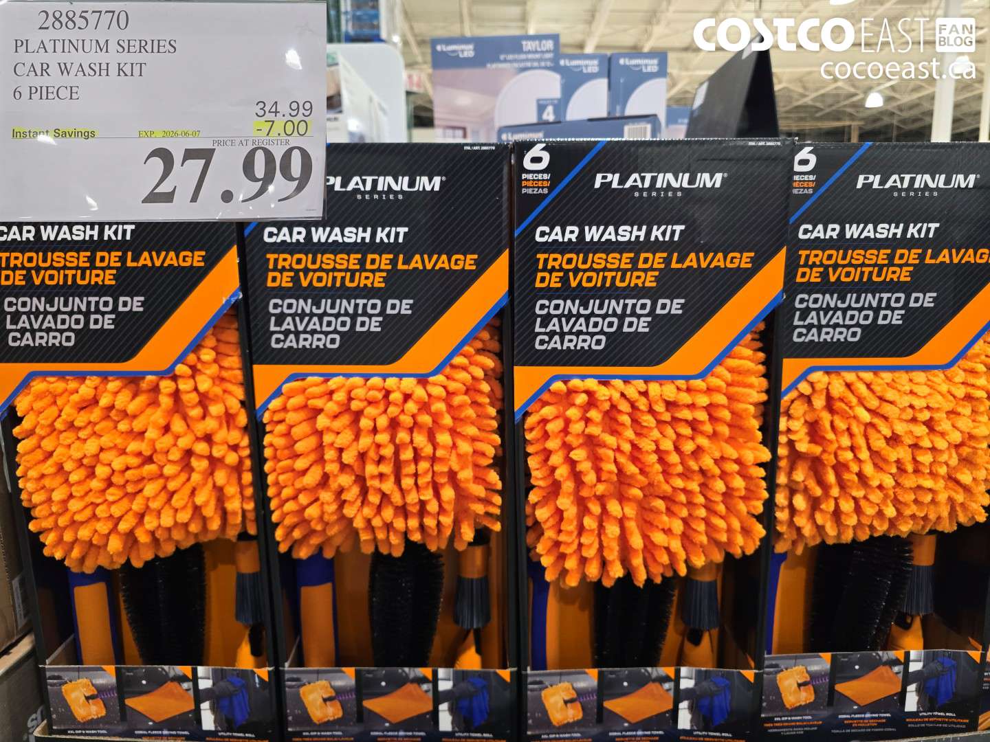 2885770 PLATINUM SERIES CAR WASH KIT 6 PIECE ($7.00 INSTANT SAVINGS EXPIRES ON 2026-06-07) $27.99