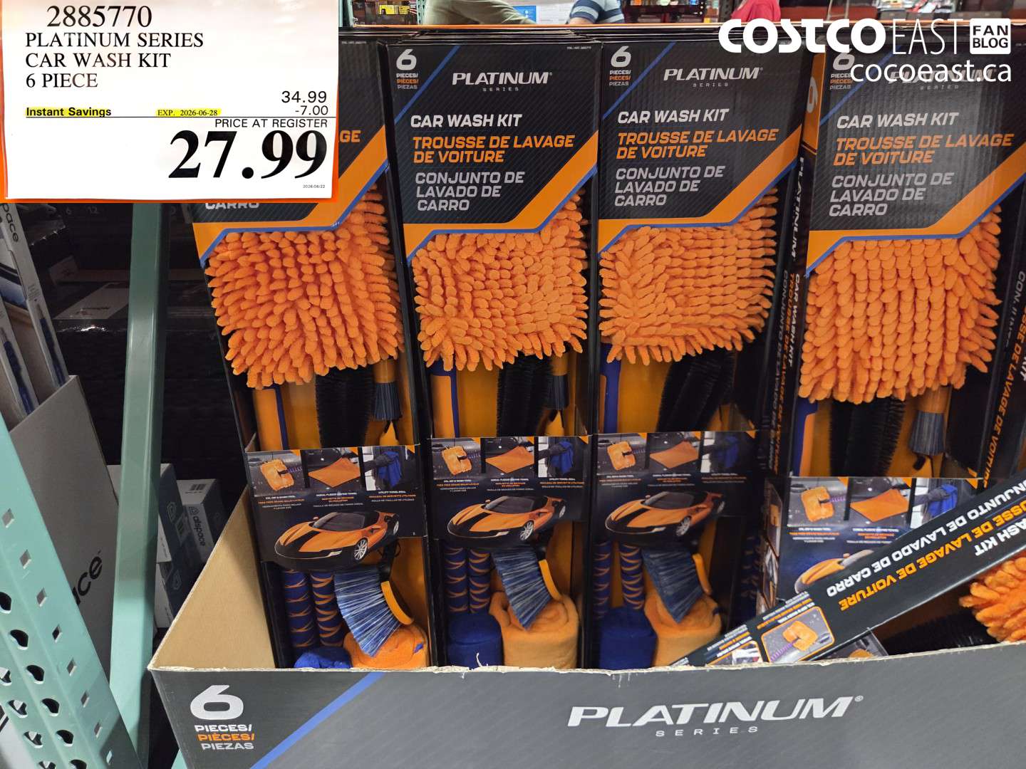 2885770 PLATINUM SERIES CAR WASH KIT 6 PIECE ($7.00 INSTANT SAVINGS EXPIRES ON 2026-06-28) $27.99