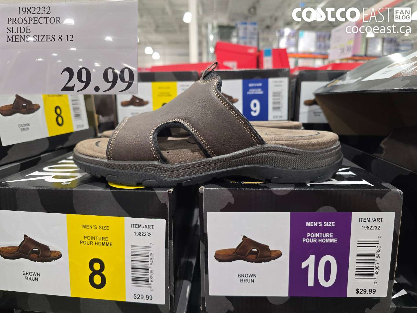 1982232 PROSPECTOR SLIDE MENS SIZES 8-12 $29.99