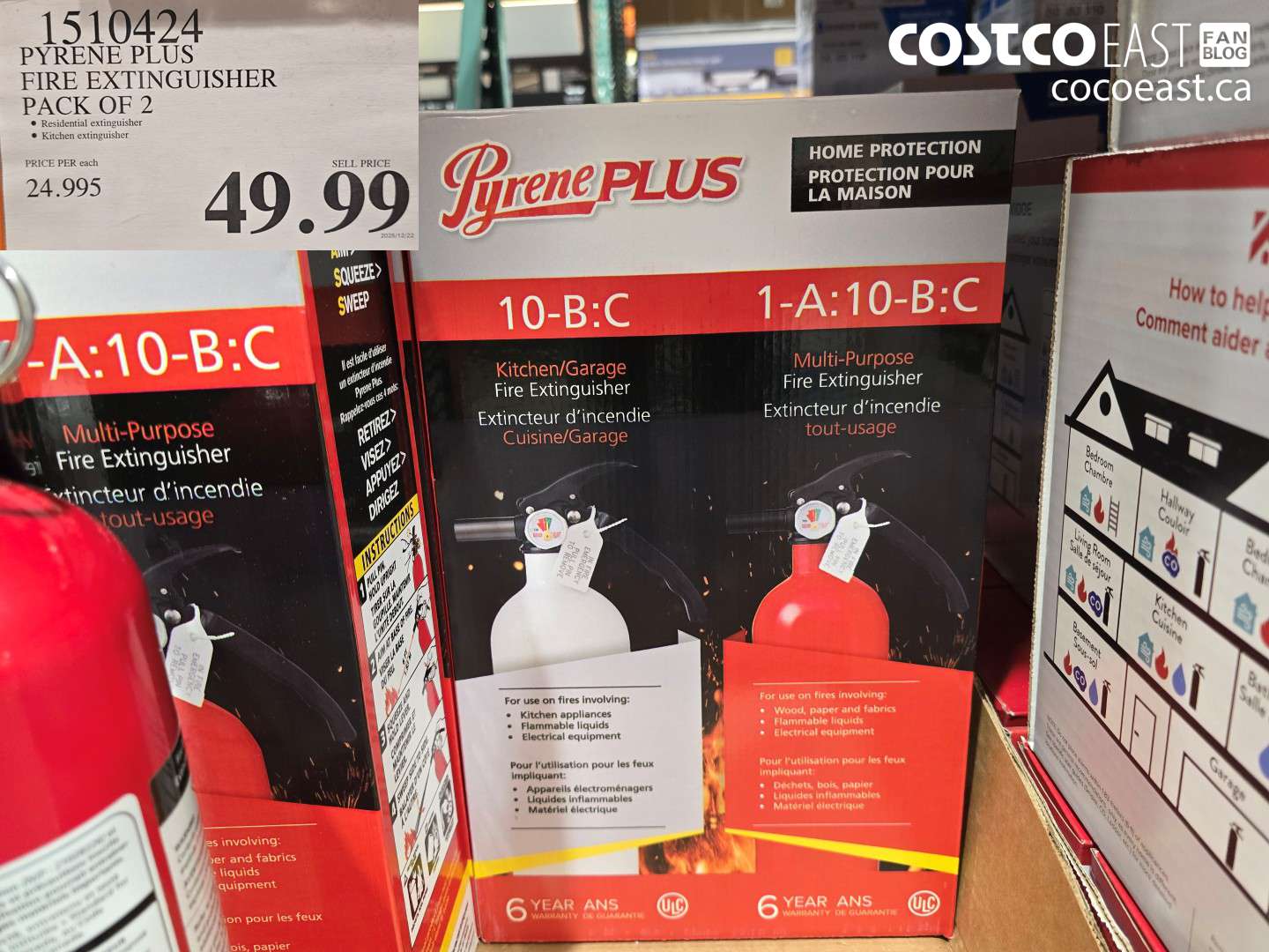 1510424 PYRENE PLUS FIRE EXTINGUISHER PACK OF 2 $49.99