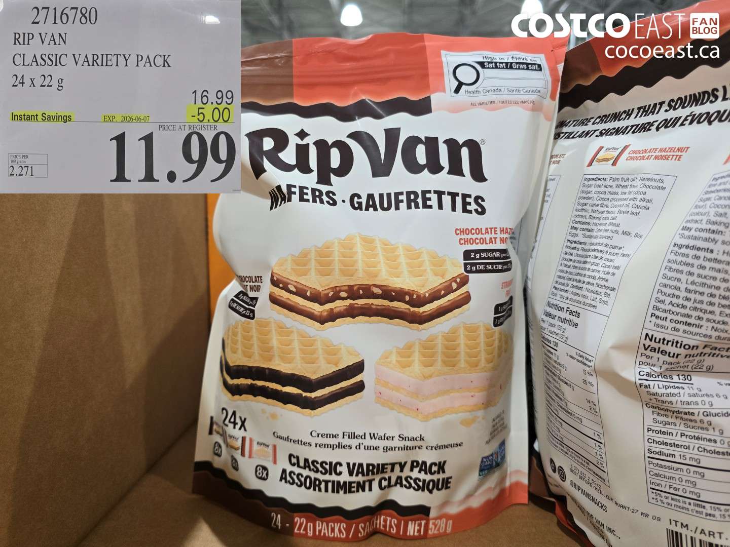 2716780 RIP VAN CLASSIC VARIETY PACK 24 X 22 G ($5.00 INSTANT SAVINGS EXPIRES ON 2026-06-07) $11.99