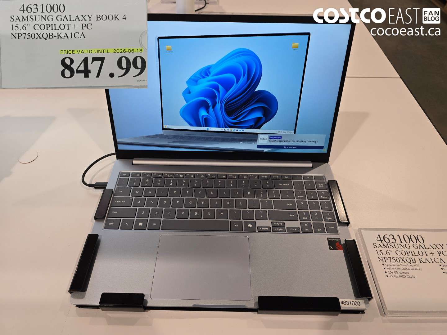 4631000 SAMSUNG GALAXY BOOK 4 15.6