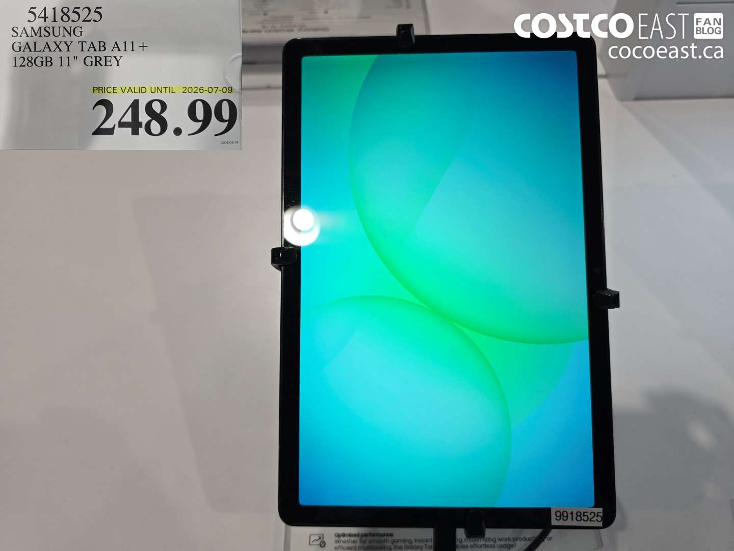 5418525 SAMSUNG GALAXY TAB A11+ 128GB 11