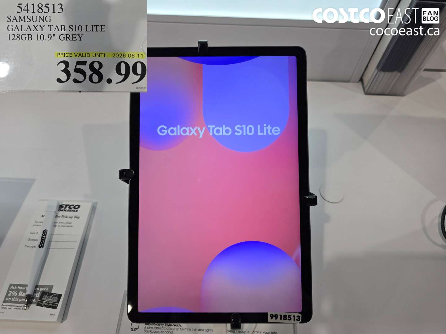 5418513 SAMSUNG GALAXY TAB S10 LITE 128GB 10.9