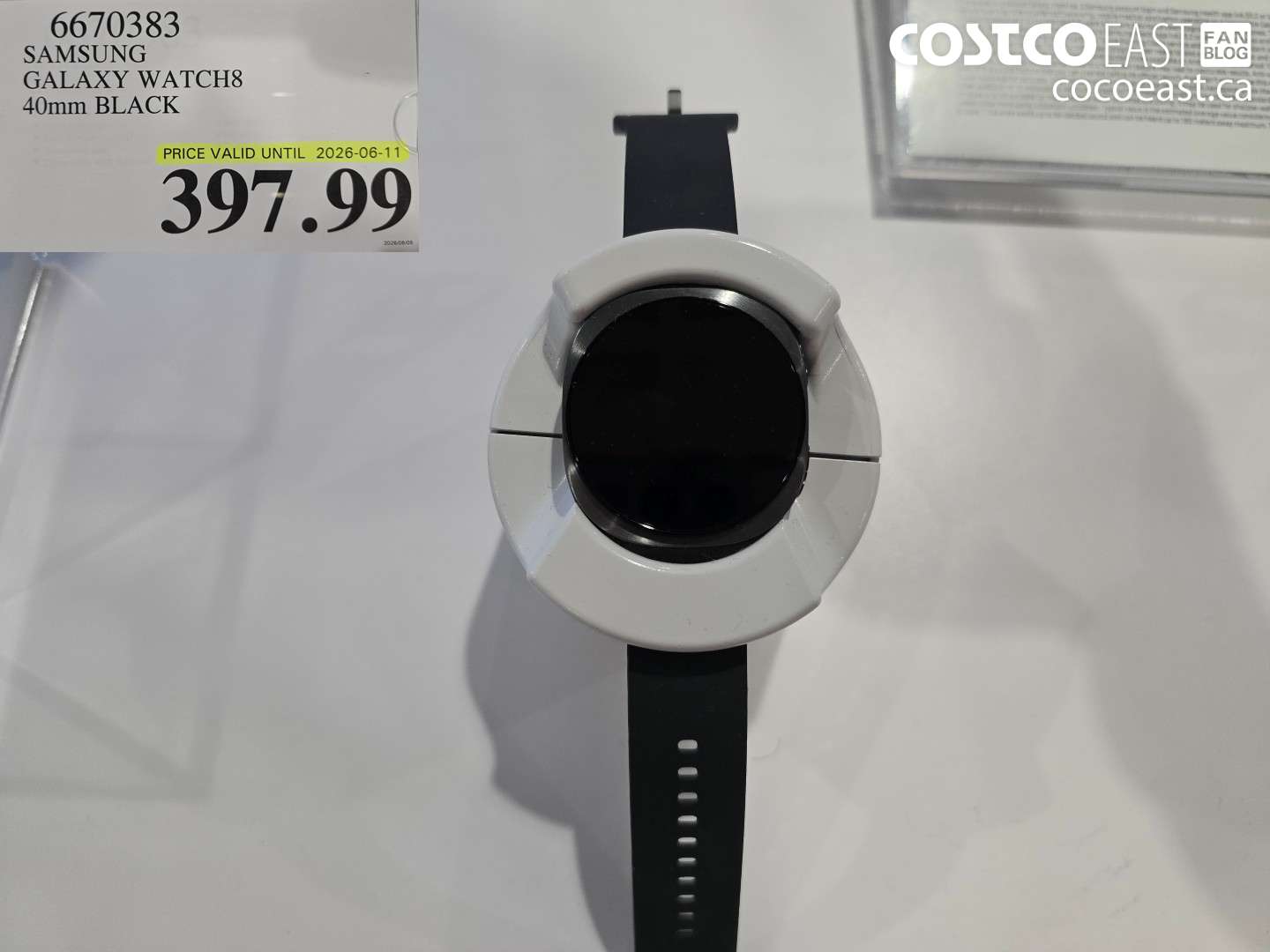 6670383 SAMSUNG GALAXY WATCH8 40MM BLACK $397.99