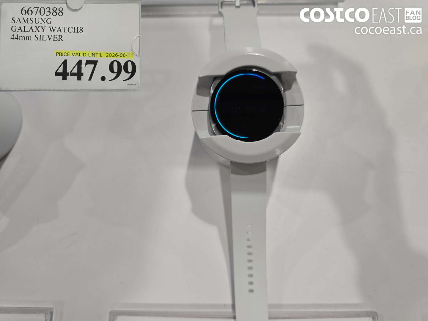 6670388 SAMSUNG GALAXY WATCH8 44MM SILVER $447.99