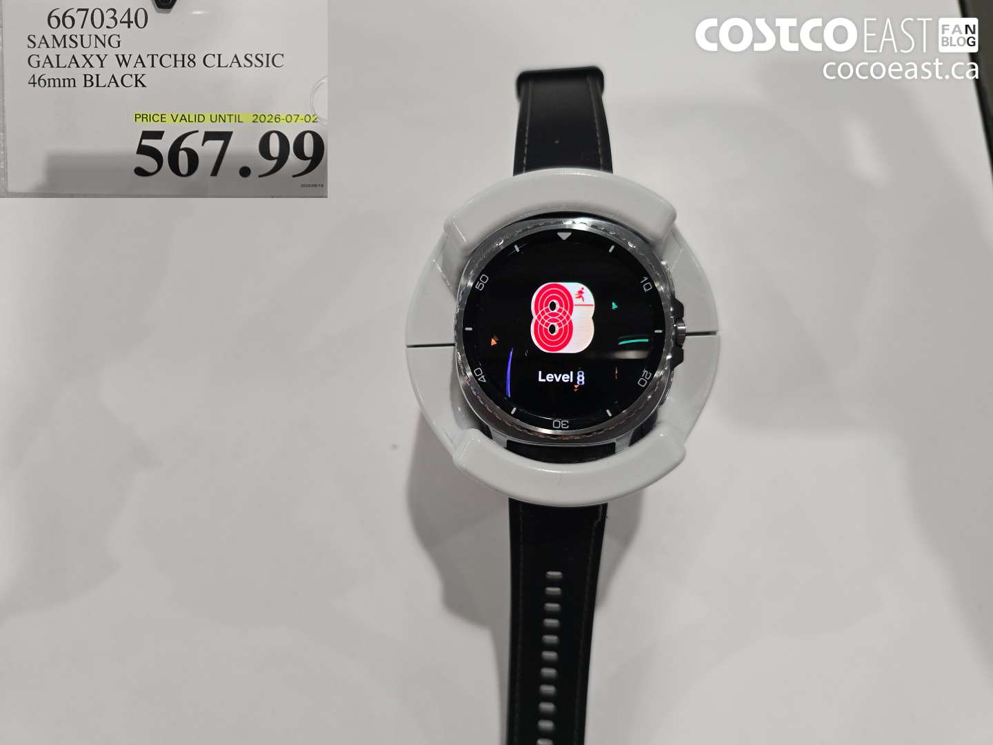 6670340 SAMSUNG GALAXY WATCH8 CLASSIC 46MM BLACK $567.99