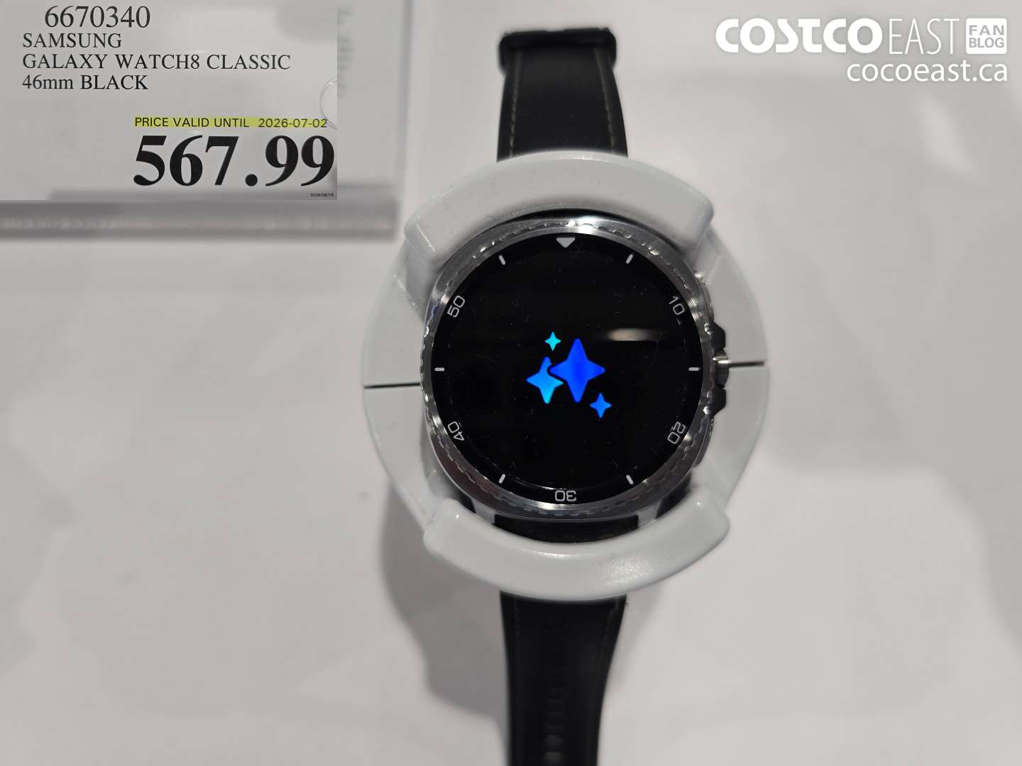 6670340 SAMSUNG GALAXY WATCH8 CLASSIC 46MM BLACK $567.99