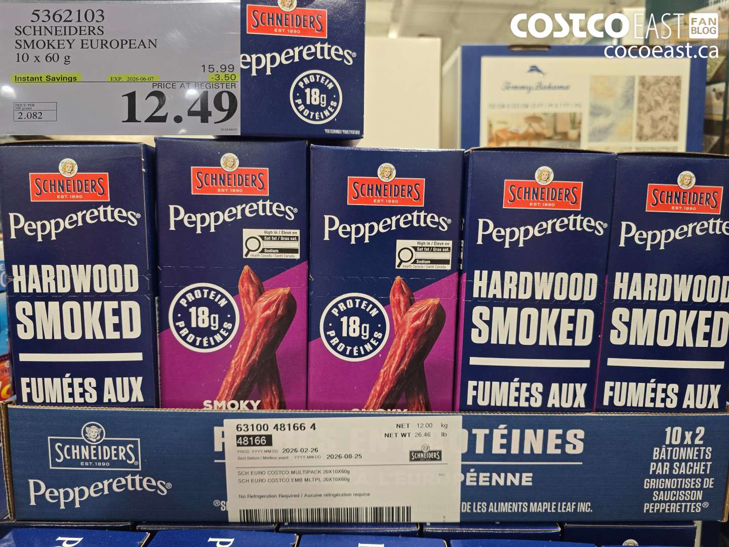 5362103 SCHNEIDERS SMOKEY EUROPEAN 10 X 60 G ($3.50 INSTANT SAVINGS EXPIRES ON 2026-06-07) $12.49