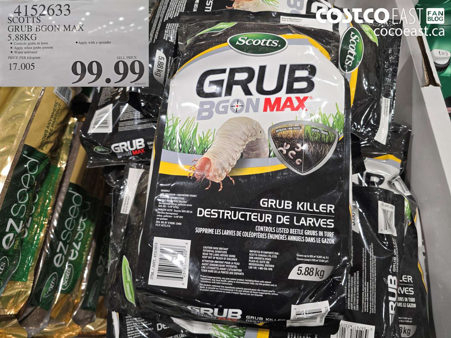 4152633 SCOTTS GRUB BGON MAX 5.88KG $99.99