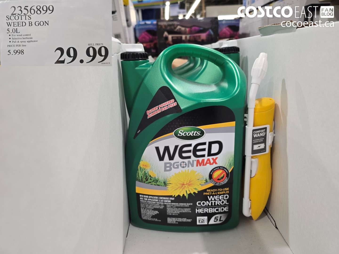 2356899 SCOTTS WEED B GON 5.0L $29.99