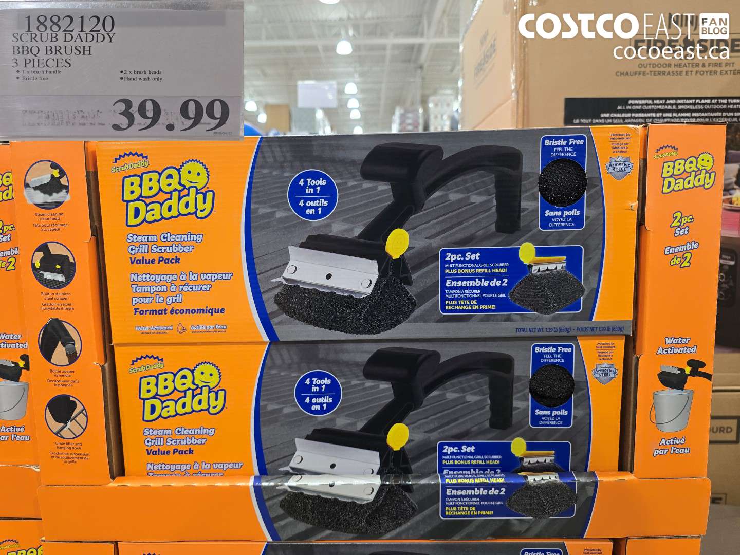 1882120 SCRUB DADDY BBQ BRUSH 3 PIECES $39.99