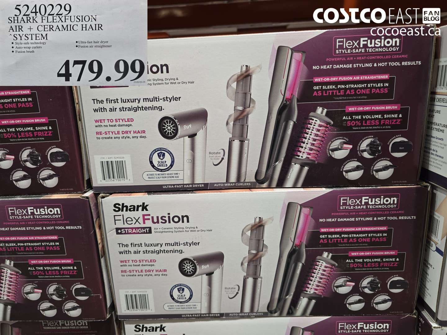 5240229 SHARK FLEXFUSION AIR + CERAMIC HAIR SYSTEM $479.99