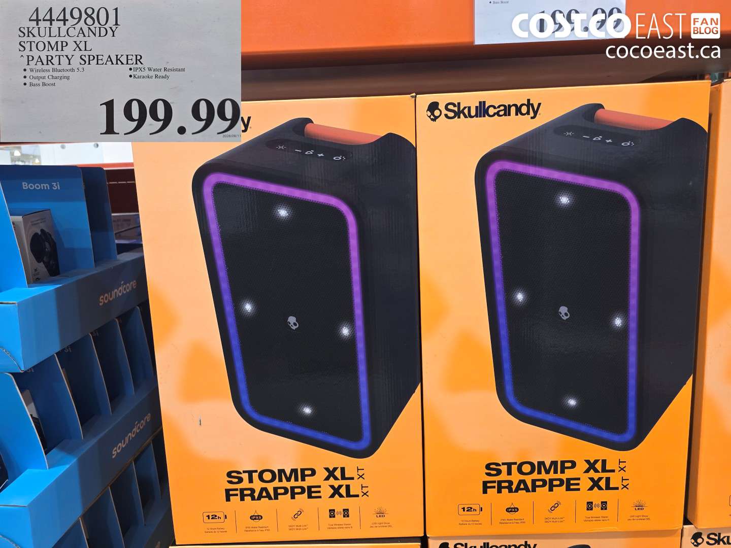 4449801 SKULLCANDY STOMP XL PARTY SPEAKER $199.99