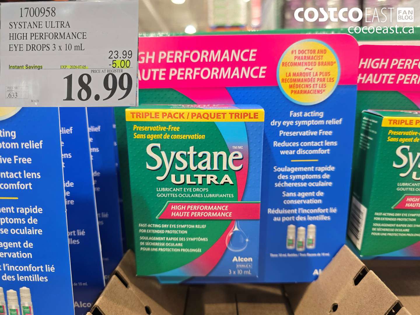 1700958 SYSTANE ULTRA HIGH PERFORMANCE EYE DROPS 3 X 10 ML ($5.00 INSTANT SAVINGS EXPIRES ON 2026-07-05) $18.99