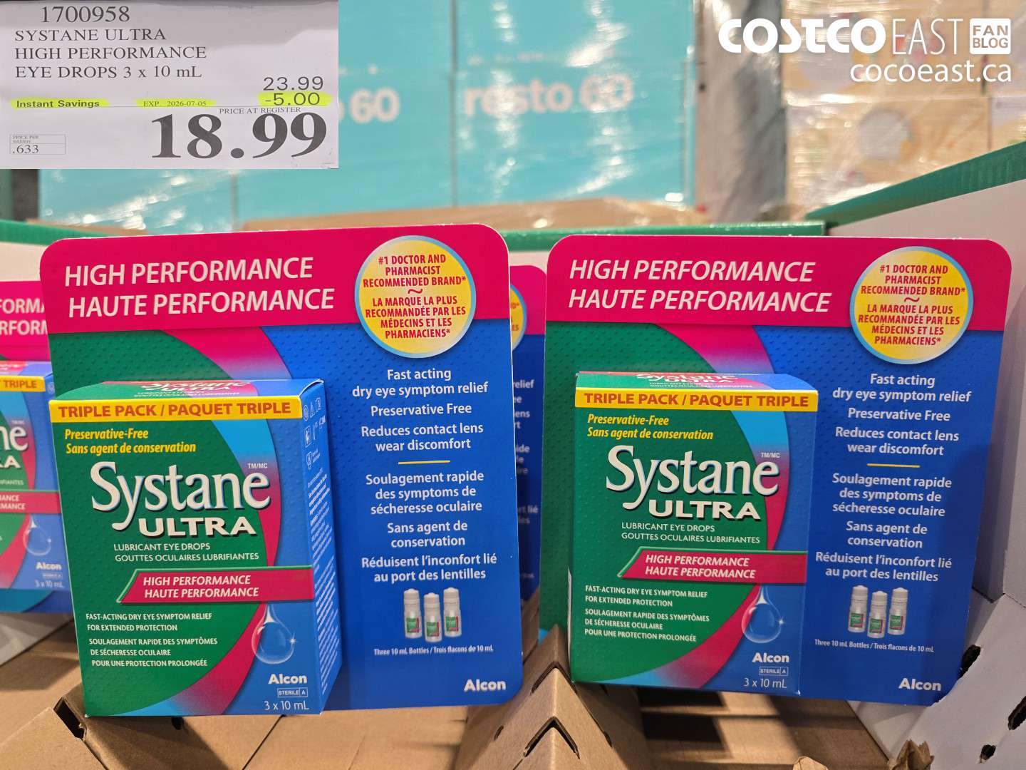 1700958 SYSTANE ULTRA HIGH PERFORMANCE EYE DROPS 3 X 10 ML ($5.00 INSTANT SAVINGS EXPIRES ON 2026-07-05) $18.99