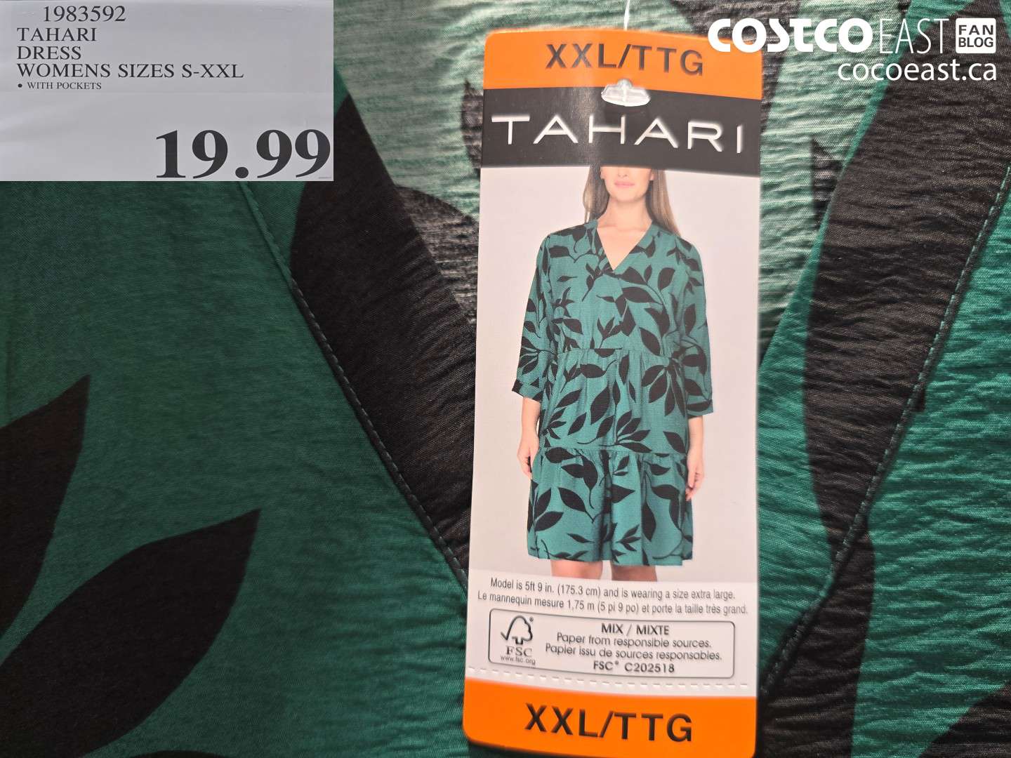 1983592 TAHARI DRESS WOMENS SIZES S-XXL $19.99
