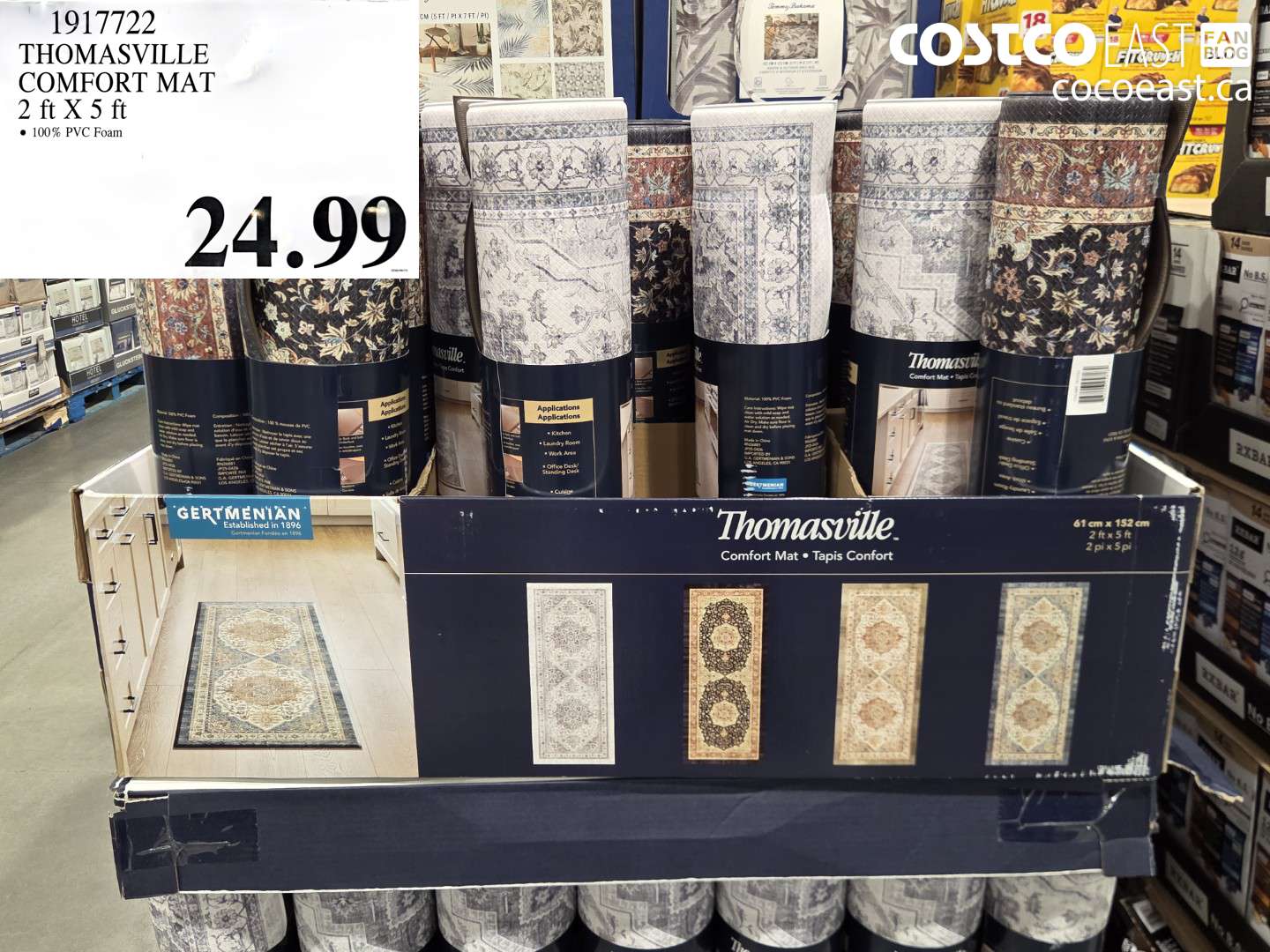 1917722 THOMASVILLE COMFORT MAT 2 FT X 5 FT $24.99