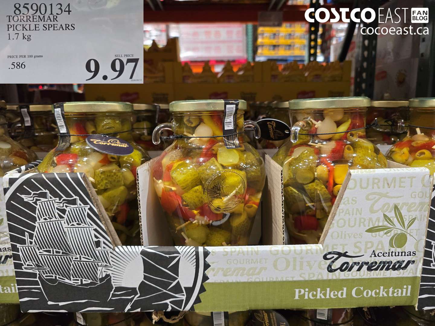8590134 TORREMAR PICKLE SPEARS 1.7 KG $9.97