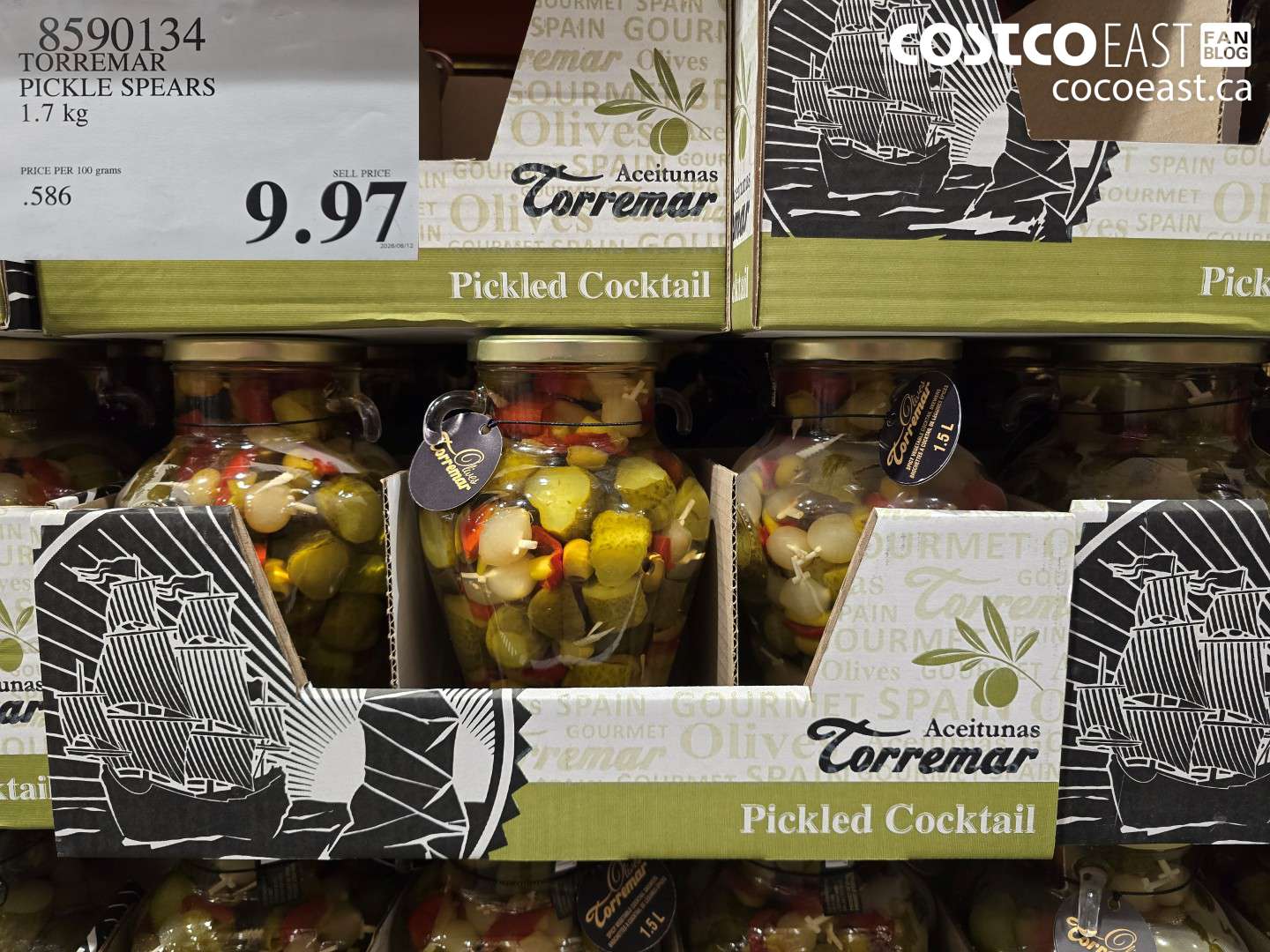 8590134 TORREMAR PICKLE SPEARS 1.7 KG $9.97