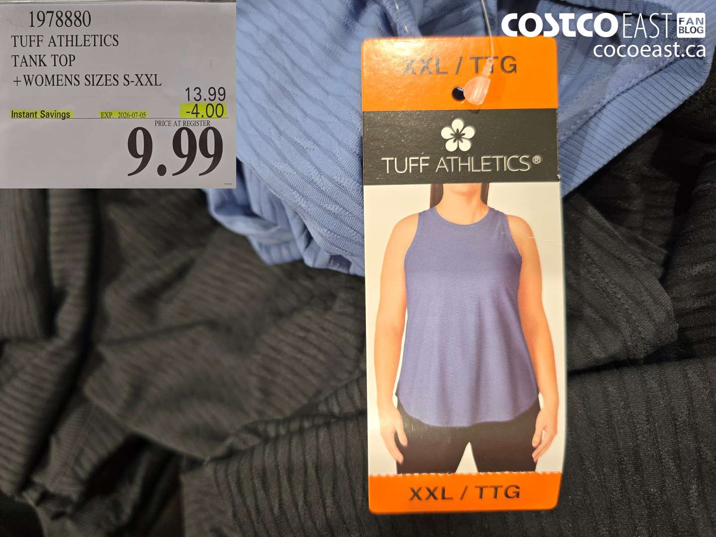 1978880 TUFF ATHLETICS TANK TOP WOMENS SIZES S-XXL ($4.00 INSTANT SAVINGS EXPIRES ON 2026-07-05) $9.99