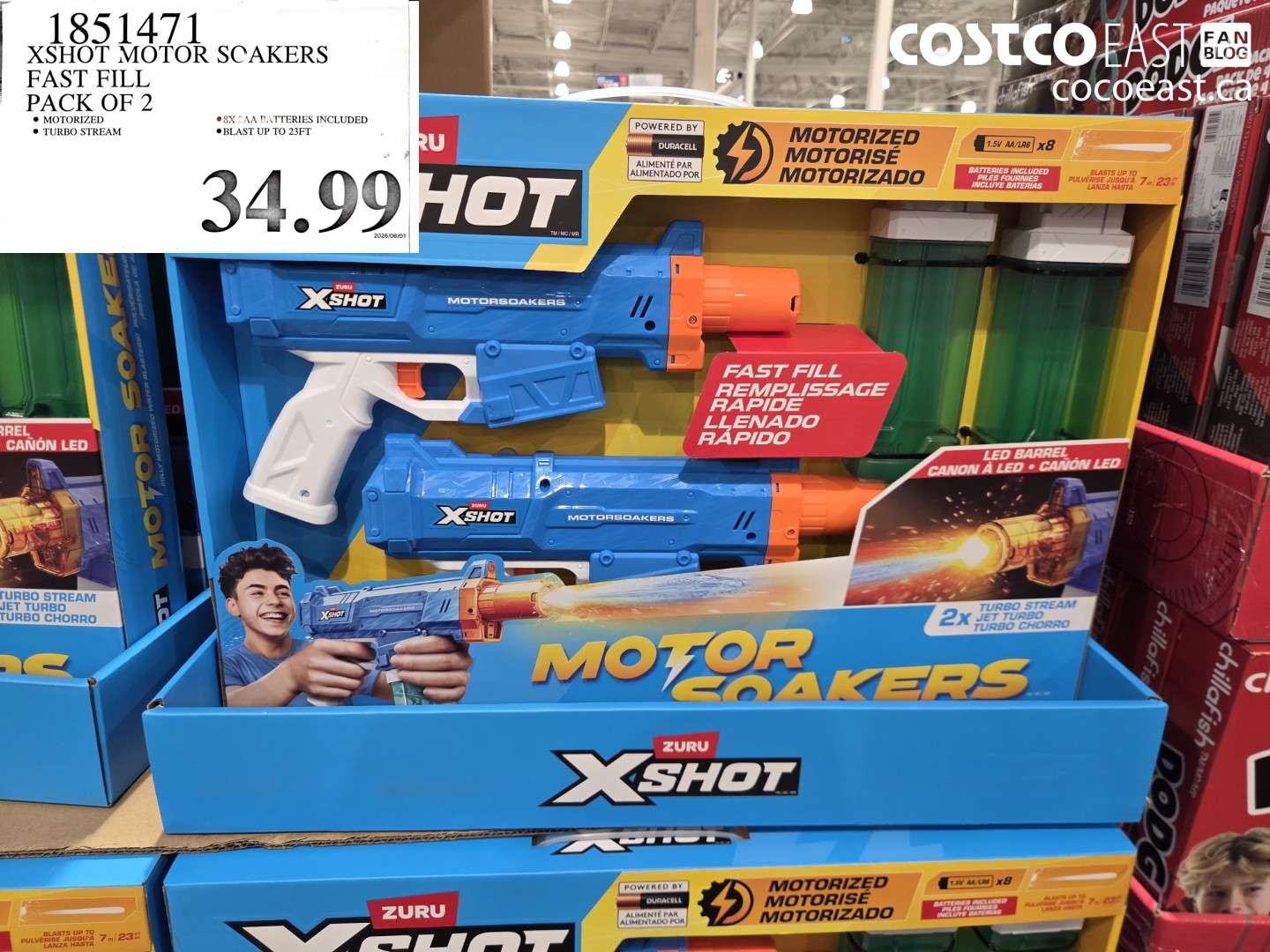 1851471 XSHOT MOTOR SCAKERS FAST FILL PACK OF 2 $34.99