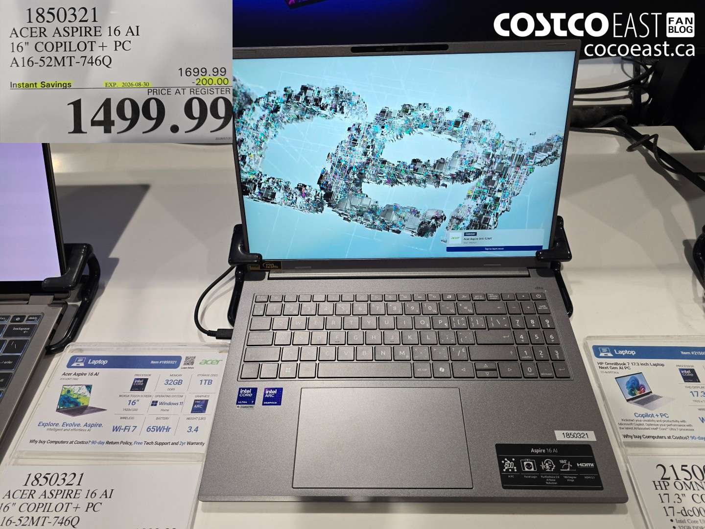 1850321 ACER ASPIRE 16 AI 16