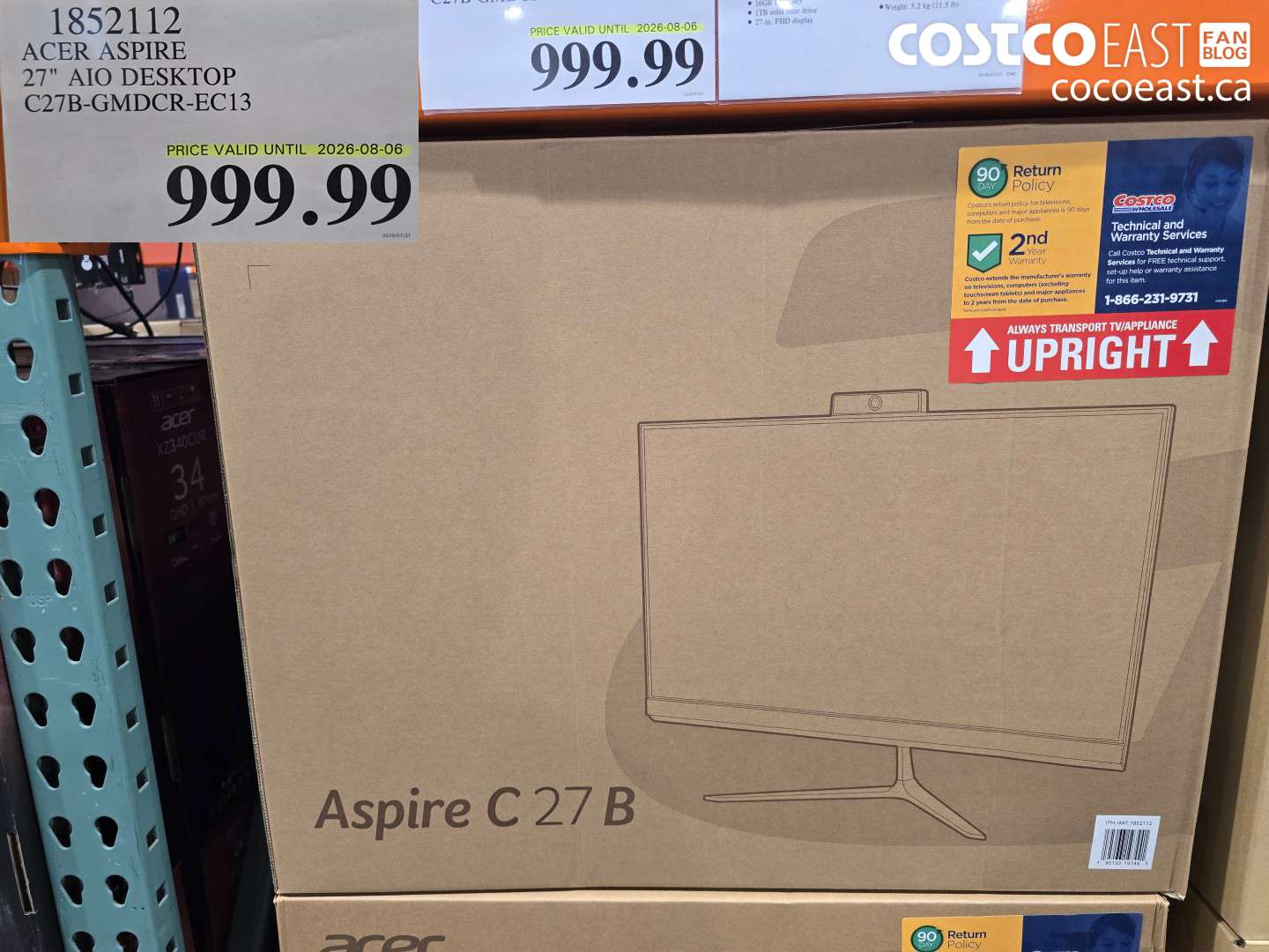 1852112 ACER ASPIRE 27