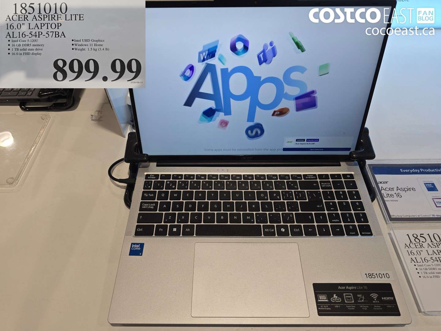 1851010 ACER ASPIRE LITE 16.0
