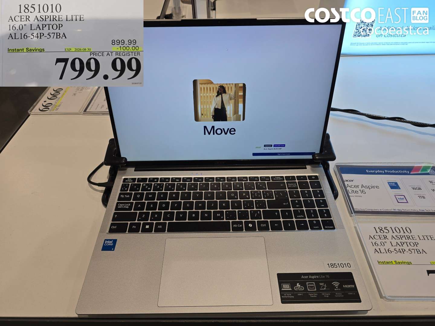 1851010 ACER ASPIRE LITE 16.0
